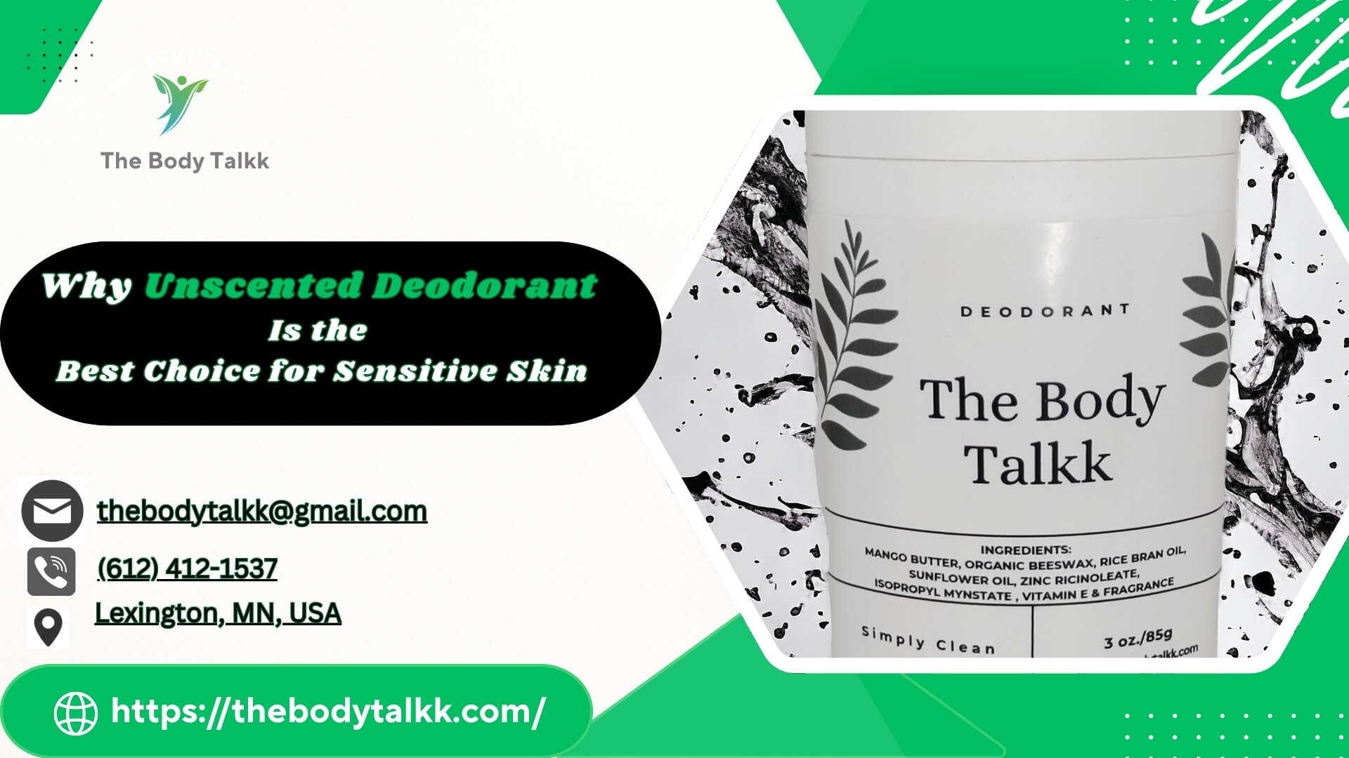 Why Unscented Deodorant Is the Best Choice for Sensitive Skin