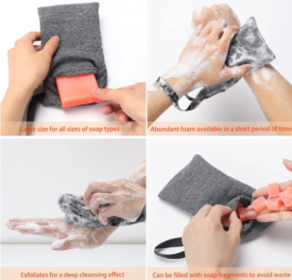 Soap Saver/Exfoliating Pouch